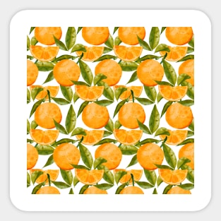 orange pattern Sticker